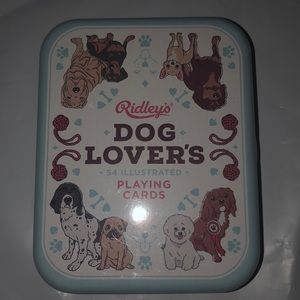 Ridleys Dog Lovers playing cards.  New in tin